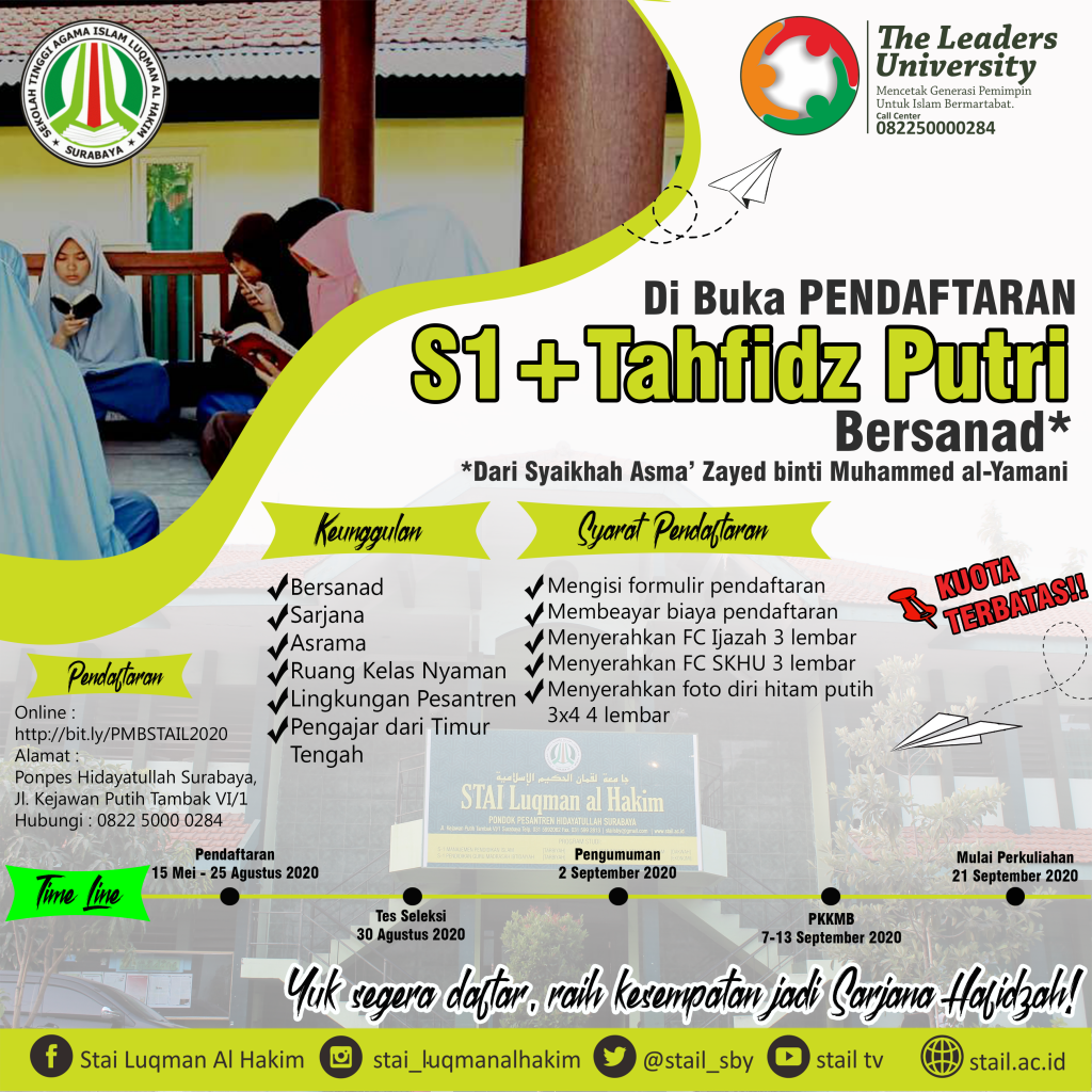 Tahfidz Putri Bersanad STAIL