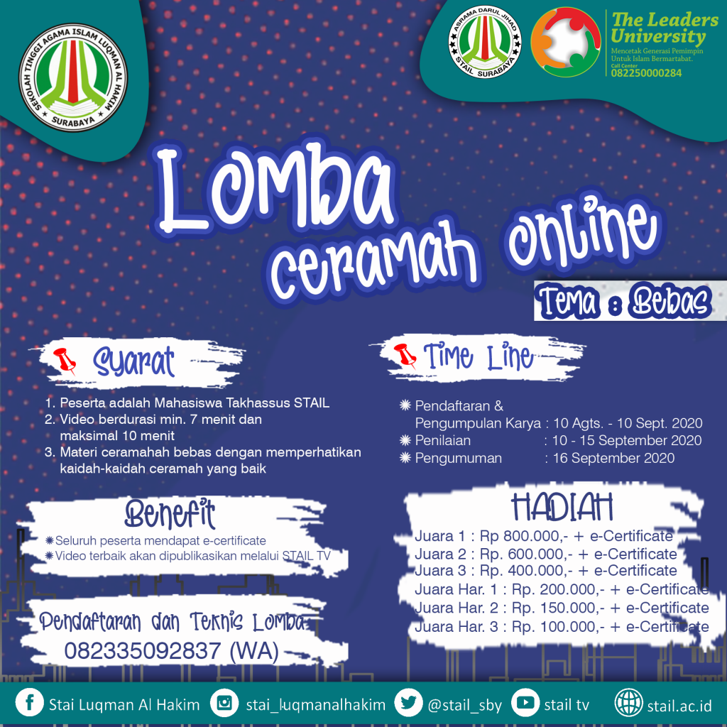 LOMBA CERAMAH ONLINE STAIL