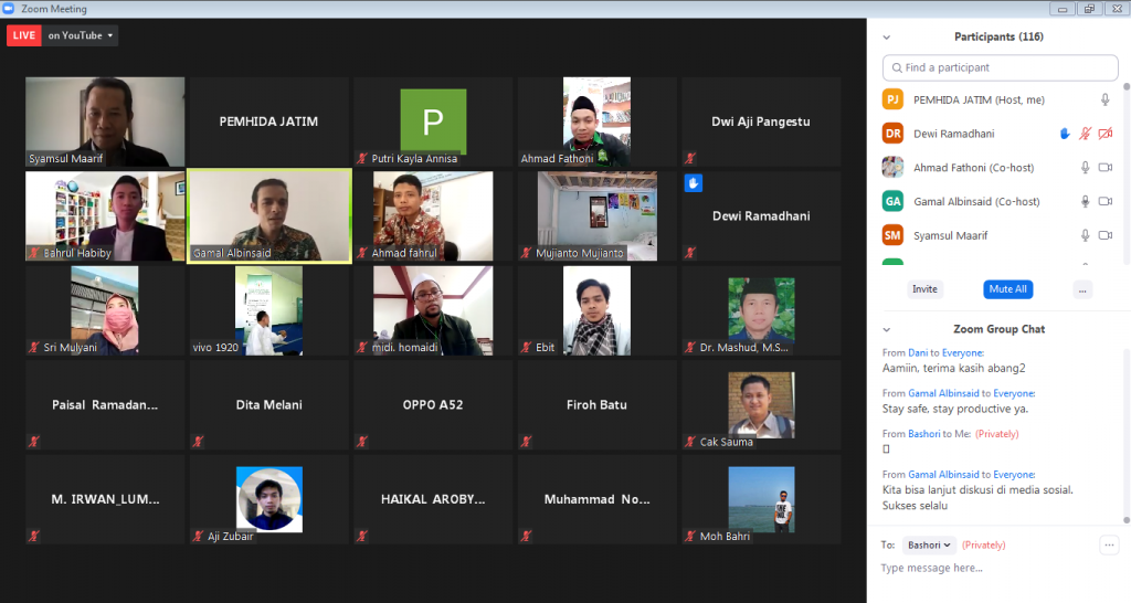 Webinar STAIL bersama dr. Gamal