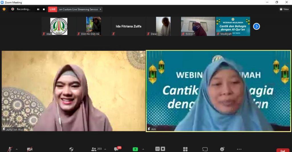 Isi Webinar Muslimah: Ini Tips Menghafal dari Kak Nabila